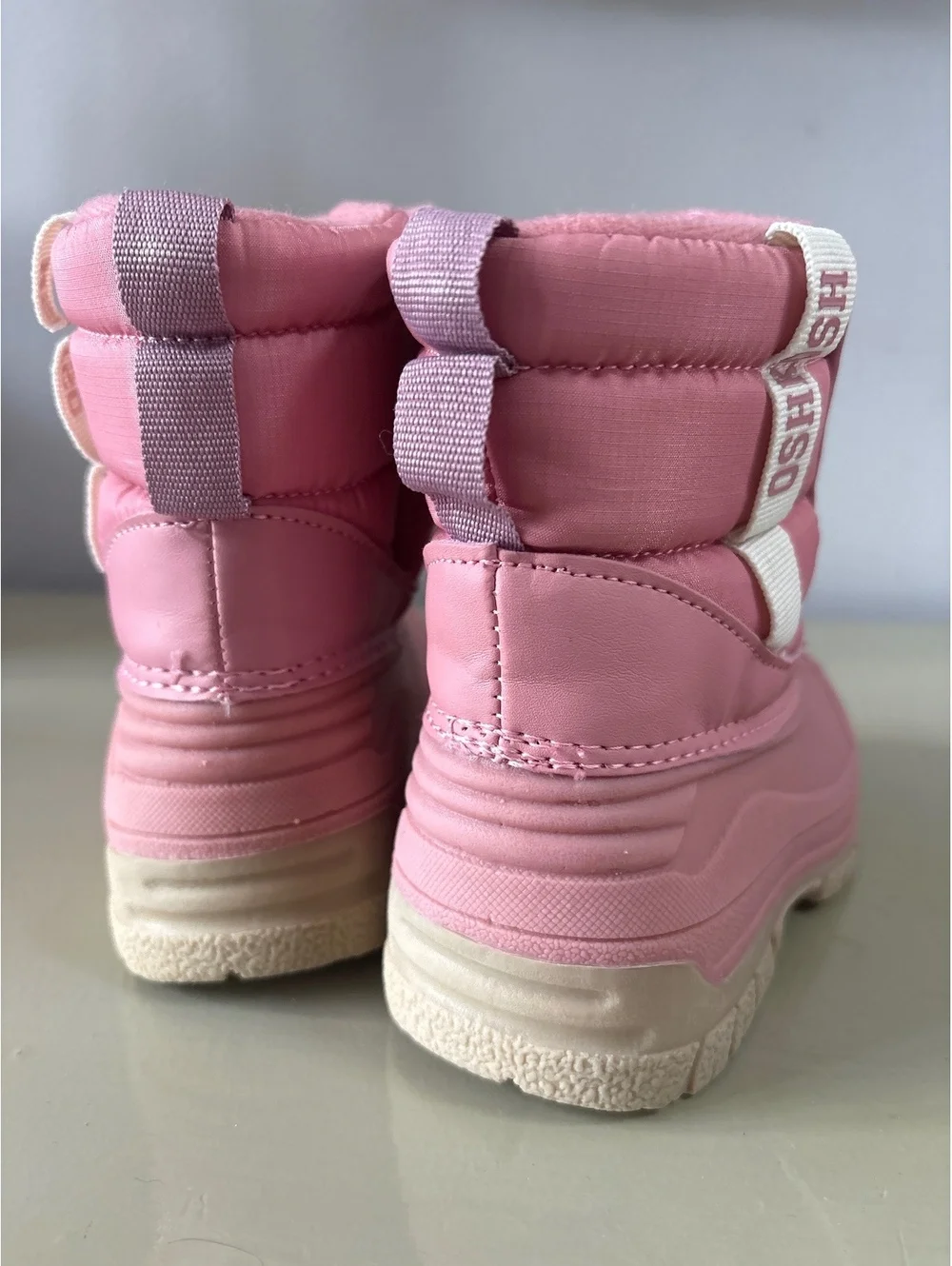 OshKosh Pink Winter Snow Boots for Toddlers size 7 Kids